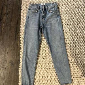 Agolde light wash jeans